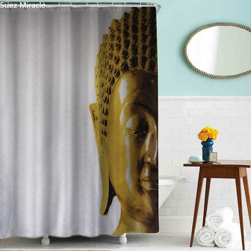 Decorative shower curtain